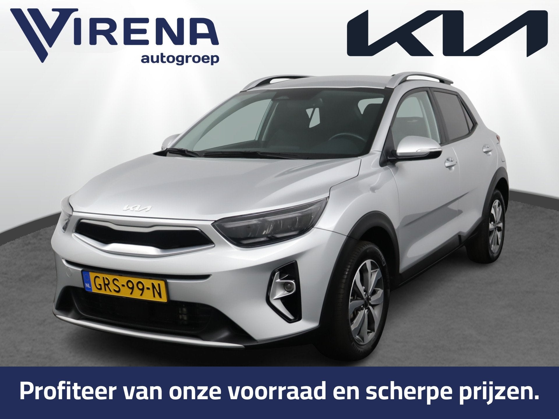 Kia Stonic 1.0 T-GDi MHEV DynamicPlusLine Apple Carplay/Andr, Auto's, Voorwielaandrijving, Gebruikt, Met garantie (alle), Origineel Nederlands