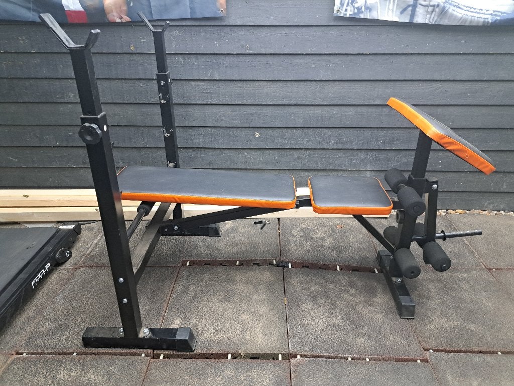3-in-1 Benchpress / Fitnessbank, Ophalen of Verzenden, Gebruikt, Benen, Fitnessbank