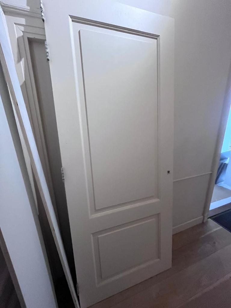 massief binnendeur 227x 93, Ophalen of Verzenden, Zo goed als nieuw, Binnendeur, 200 tot 215 cm