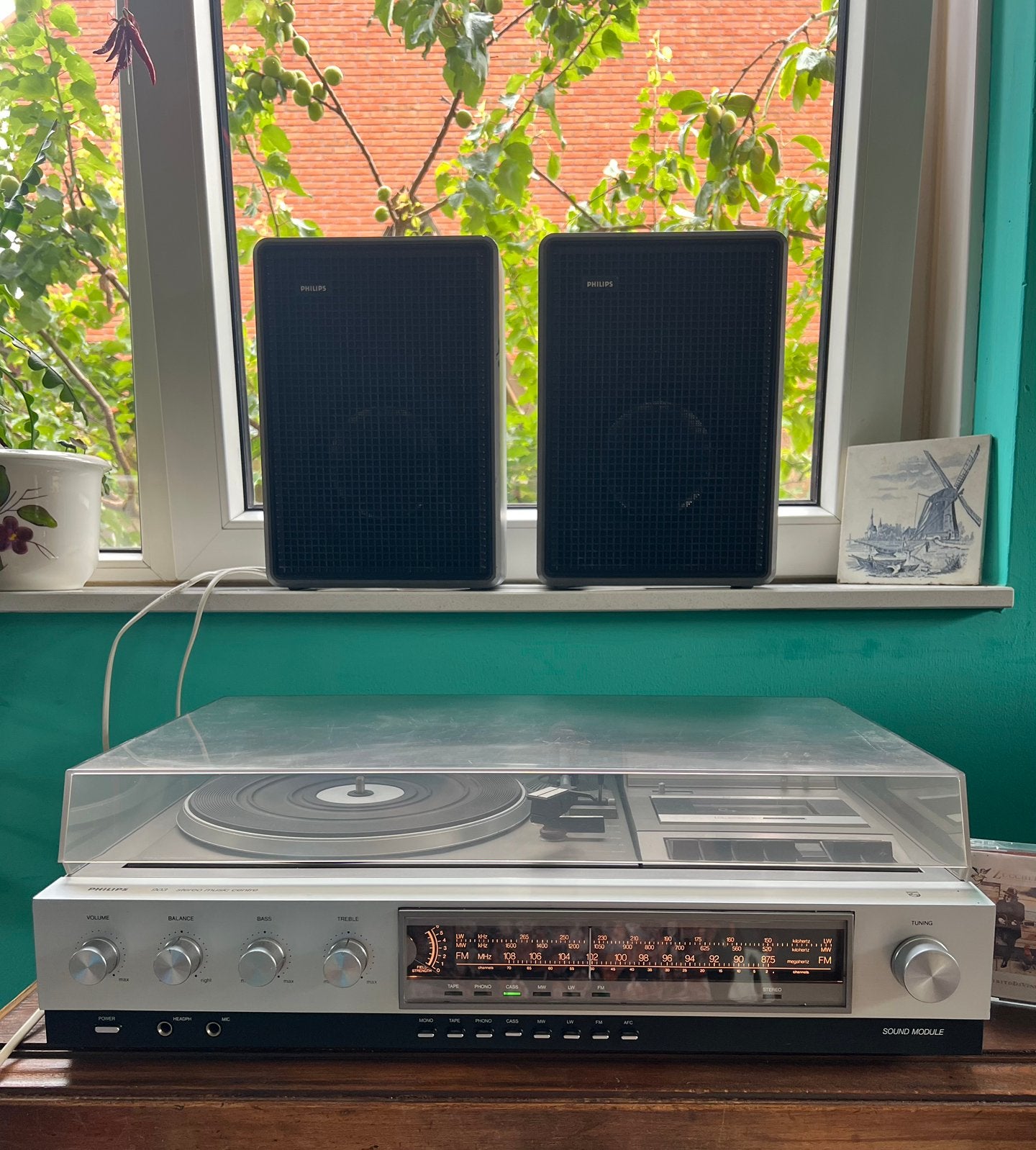 Philips 903 Stereo Music Centre, Audio, Tv en Foto, Stereo-sets, Ophalen of Verzenden, Gebruikt, Speakers, Philips