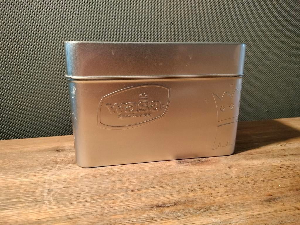 Wasa knäckebröd voorraadblik., Verzamelen, Blikken, Ophalen of Verzenden, Gebruikt, Overige, Overige merken