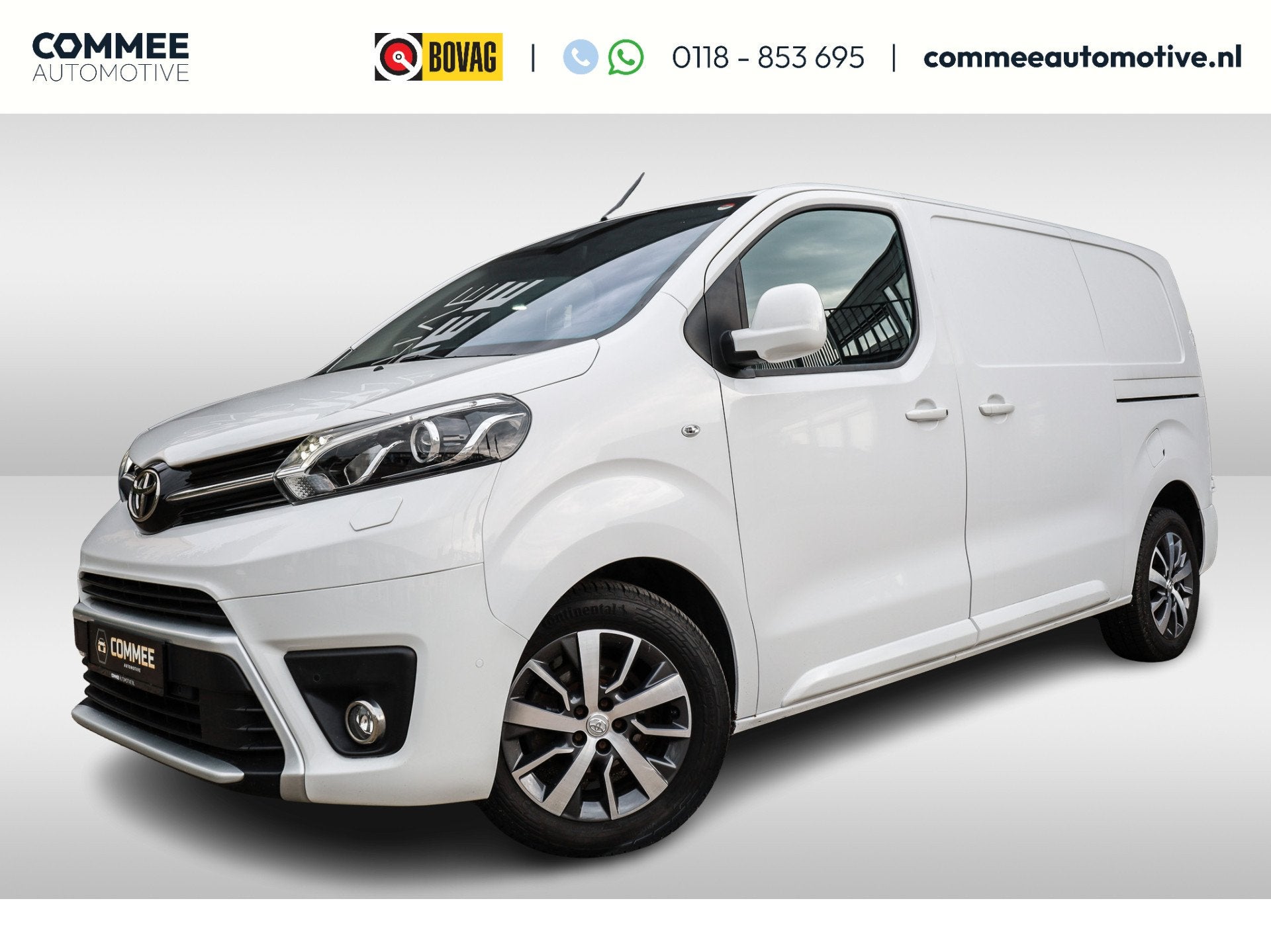 Toyota ProAce 2.0D 177PK MEDIUM AUT COMFORT MASTER LM I Xeno, Auto's, Stof, Gebruikt, Zwart, 4 cilinders
