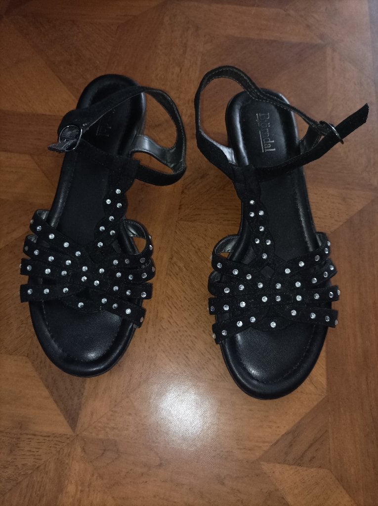 Bjorndal sandalen maat 40, Kleding | Dames, Schoenen, Bjorndal, Zwart, Zo goed als nieuw, Sandalen of Muiltjes