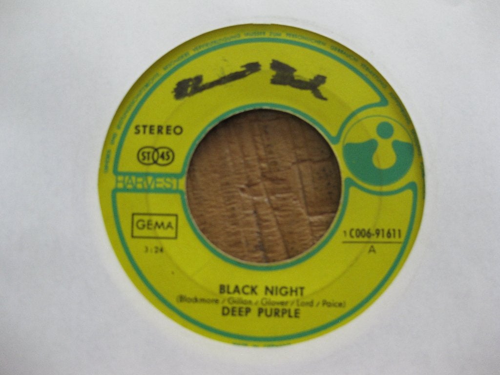 Vinyl single  Deep Purple   "Black night", Ophalen of Verzenden, Gebruikt, Rock en Metal