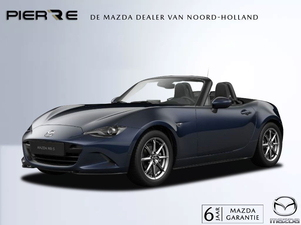 Mazda MX-5 1.5 SkyActiv-G 132 pk Exclusive-Line | CARPLAY |, Auto's, Mazda, Achterwielaandrijving, 978 kg, Zwart, 4 cilinders