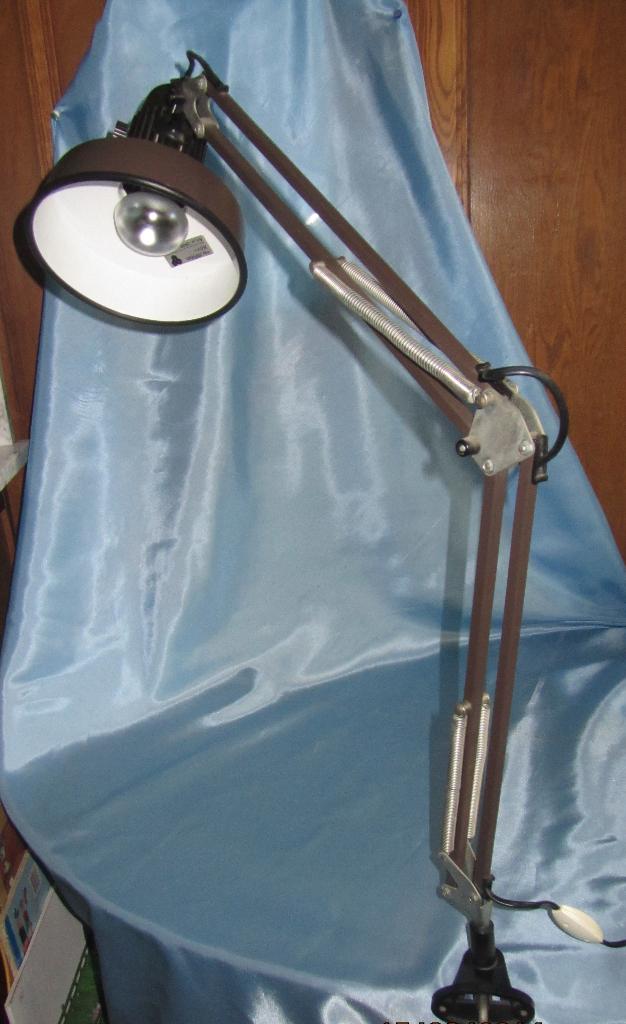 Vintage bureaulamp werklamp, Ophalen of Verzenden, Zo goed als nieuw, Metaal