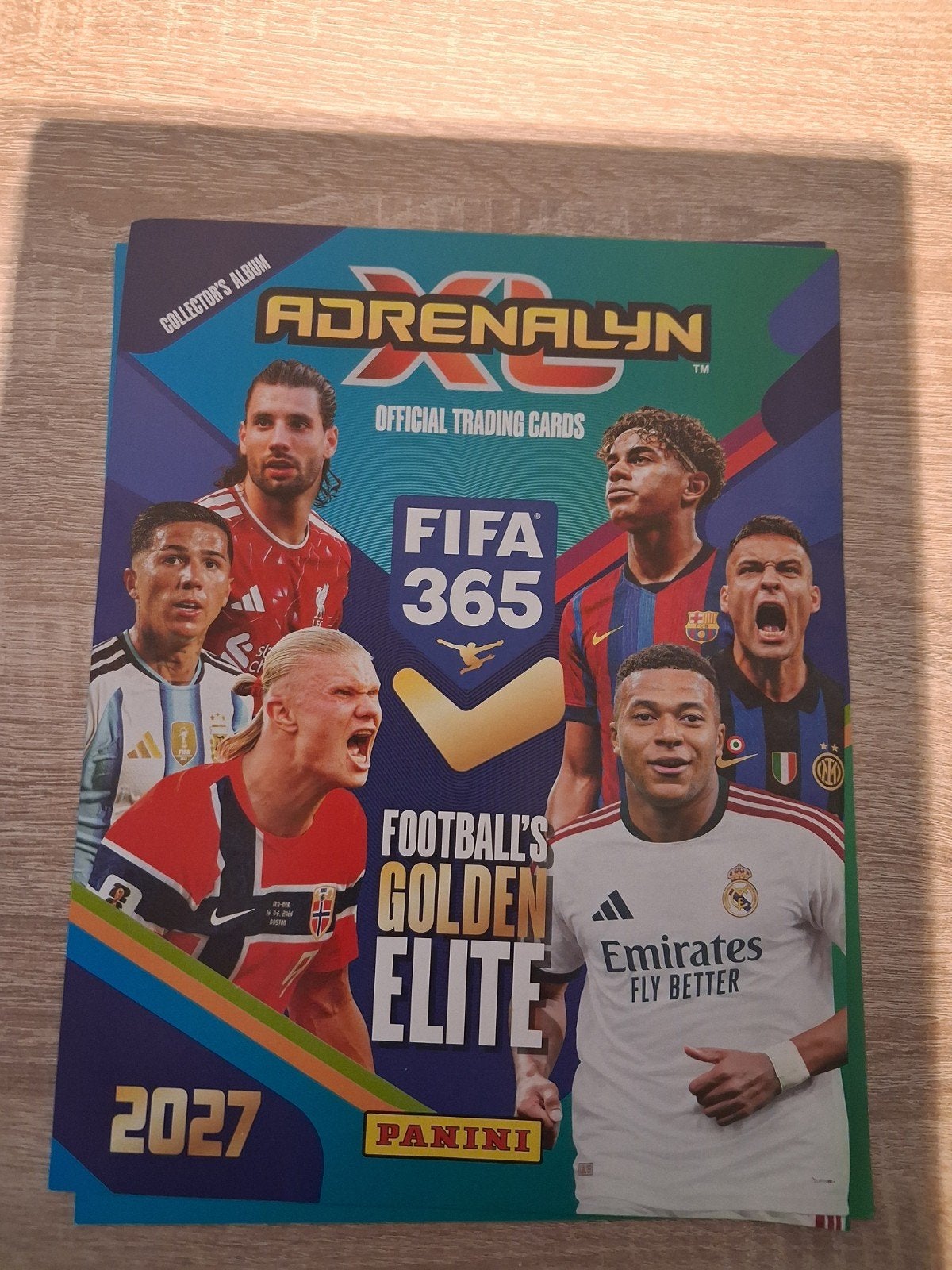 panini xl adrenalyn fifa 365 2027, Ophalen of Verzenden, Zo goed als nieuw, Buitenlandse clubs, Poster, Plaatje of Sticker