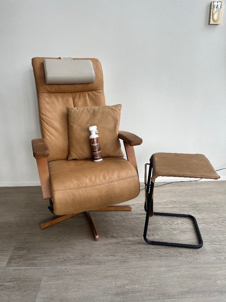 Prominent S-100 Sta Op Fauteuil Rug Massage USB Wellness M, Huis en Inrichting, Fauteuils, Ophalen, Zo goed als nieuw, Leer
