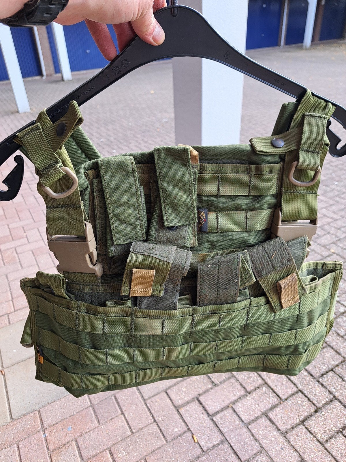 Modulair tactisch chestrig met magpouches - Nieuwstaat, Ophalen, Landmacht, Nederland