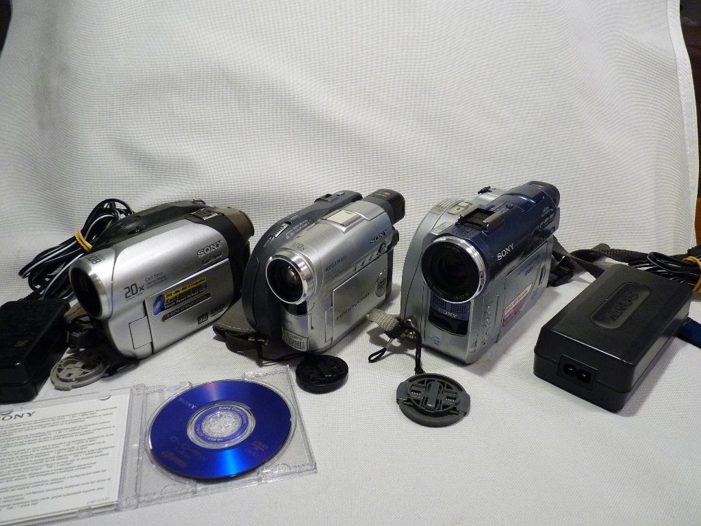 Sony DCR-DVD92E, DCR-DVD201E, DCR-DVD200E MiniDVD camera, Full HD, Dvd, Ophalen of Verzenden, Zo goed als nieuw