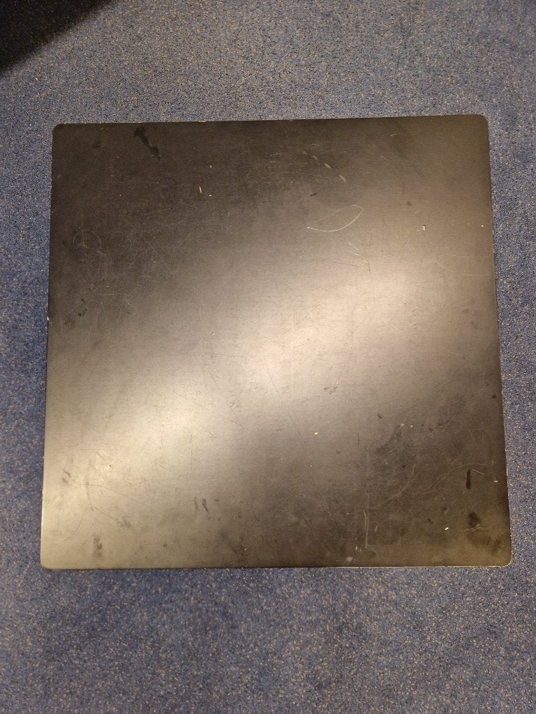 Salon tafel inklapbaar zwart 60 x 60, Huis en Inrichting, Tafels | Eettafels, Ophalen, Gebruikt, 50 tot 100 cm, Vierkant