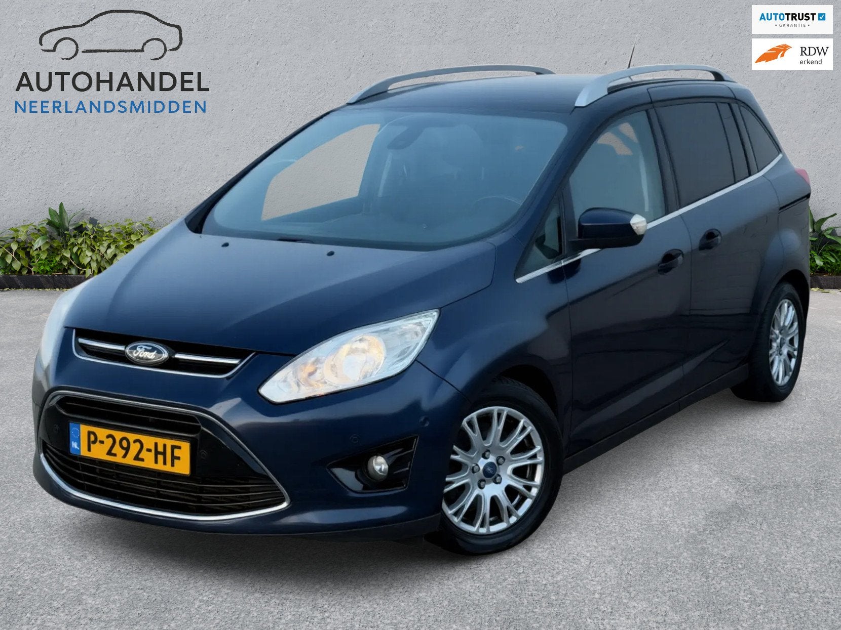 Ford Grand C-Max 1.6 EcoBoost Titanium 7p. Camera, Voorwielaandrijving, Gebruikt, 4 cilinders, 150 pk