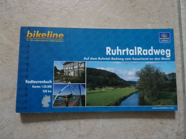 Bikeline Ruhrtal Radweg, Overige merken, Fiets- of Wandelgids, Europa, Ophalen of Verzenden