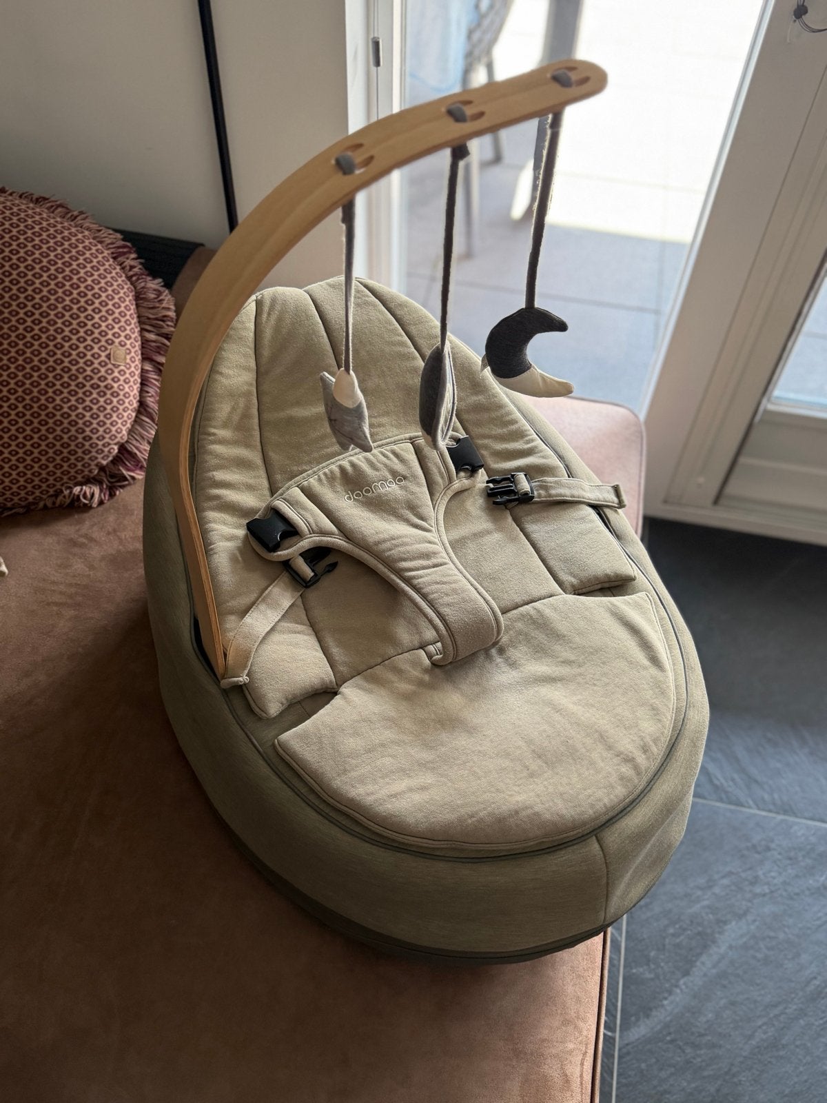Doomoo Seat & Swing Wipstoel met Speelboog, Wipstoel, Ophalen, Overige merken, Met gordel(s) of riempje(s)