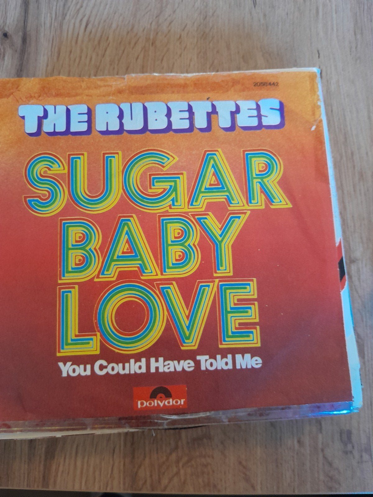 The rubettes 7inch sugar baby love, Ophalen of Verzenden, Zo goed als nieuw, Pop