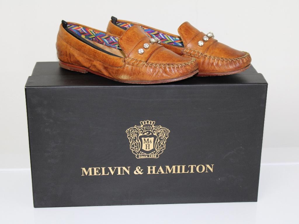 Melvin & Hamilton instappers college schoenen moccasin mt 37, Kleding | Dames, Schoenen, Instappers, Ophalen of Verzenden, Zo goed als nieuw