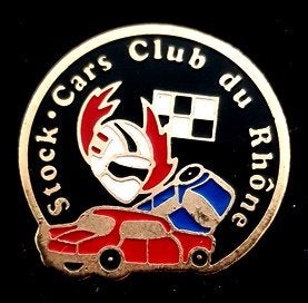 Stock Cars Club du Rhone pin, Verzenden, Nieuw, Sport, Speldje of Pin