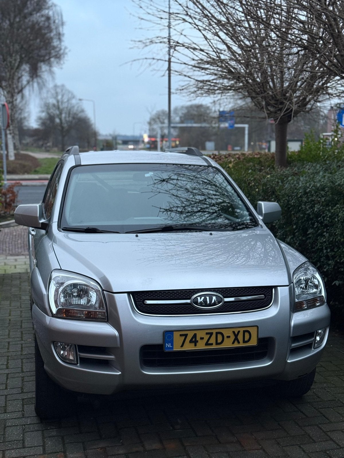 Kia Sportage 2.0 |141 PK | NL Auto |NAP| APK | AIRCO | LEDER, Auto's, 1442 kg, Zwart, 75 €/maand, Handgeschakeld