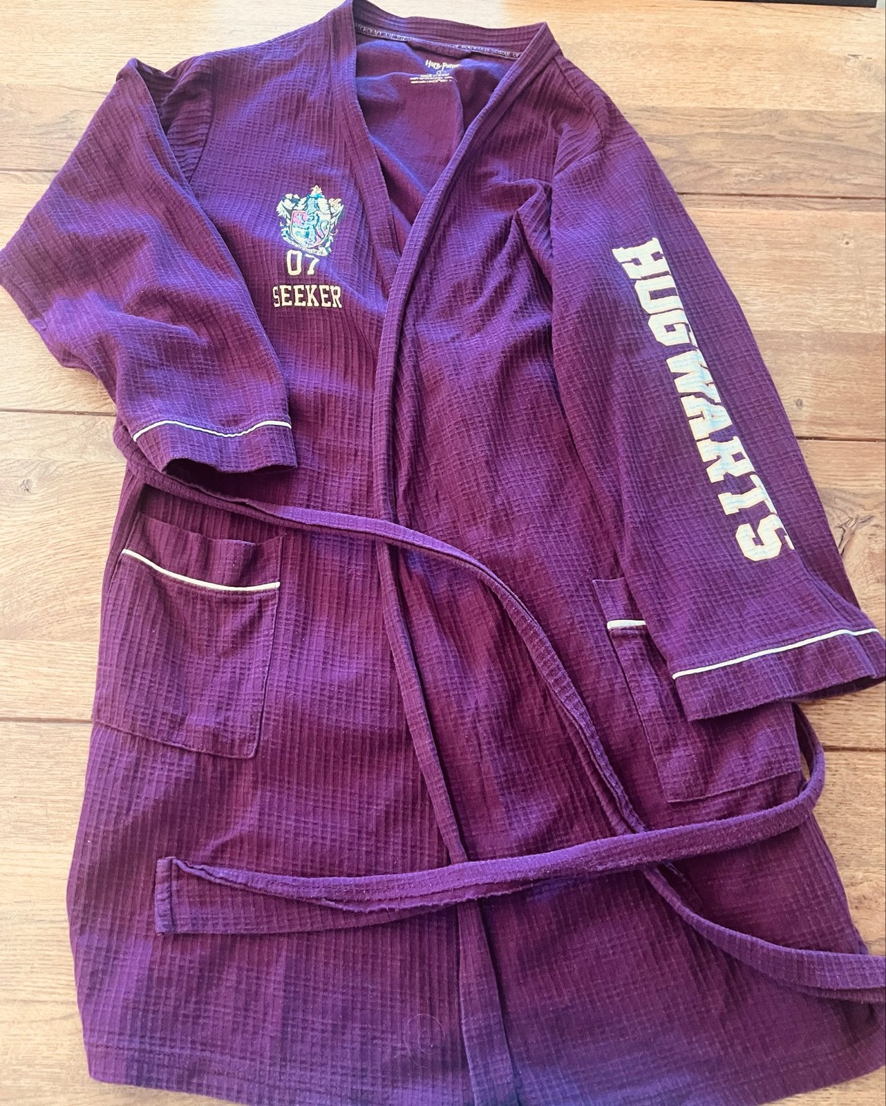 Harry Potter Gryffindor Duster Badjas Maat L, Ophalen of Verzenden, Zo goed als nieuw