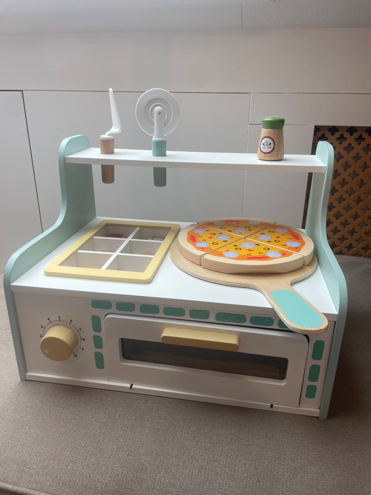 Houten pizza oven, Ophalen, Zo goed als nieuw