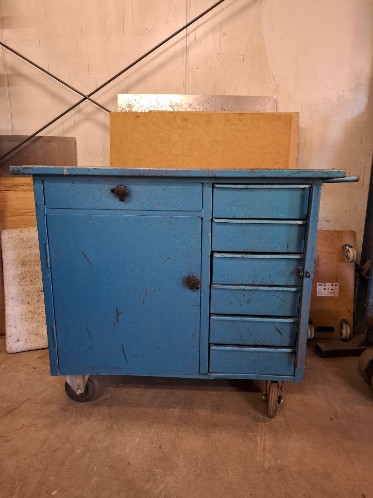 Gereedschapwagen, Doe-het-zelf en Verbouw, Gereedschapskisten, Ophalen, Gebruikt