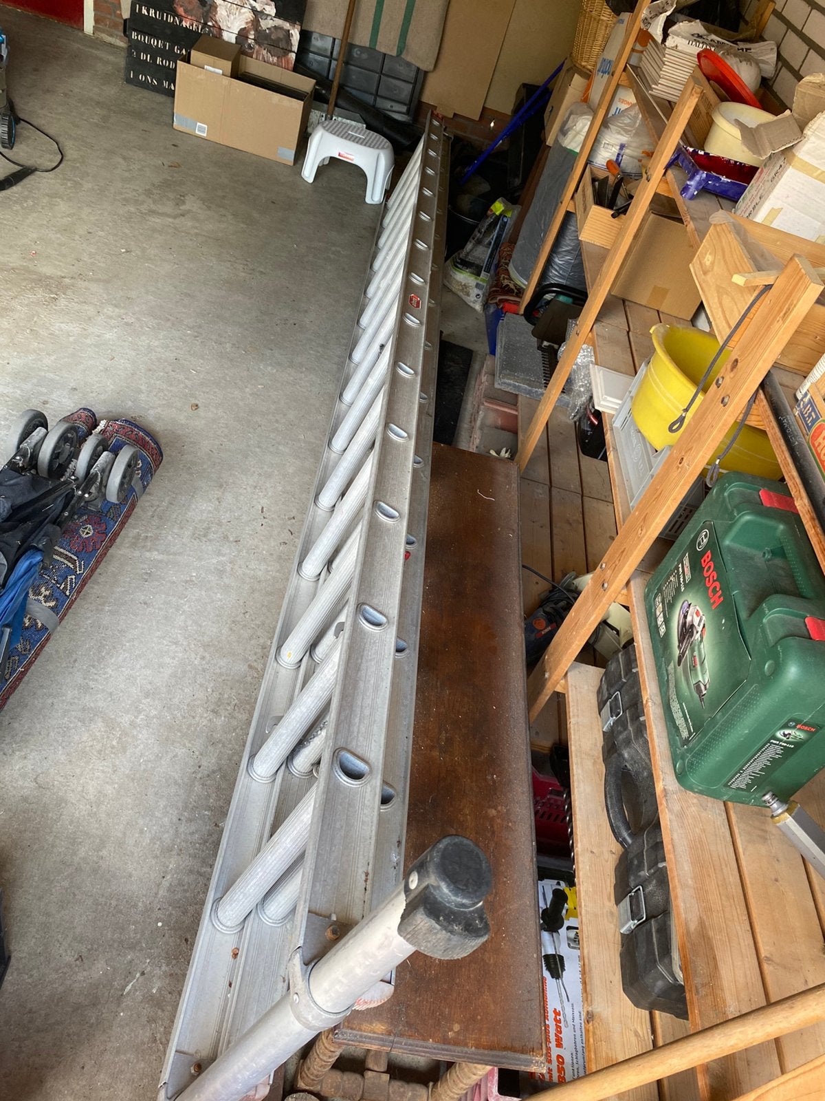 Altrex ladder 6 meter, Doe-het-zelf en Verbouw, Ladders en Trappen, Ophalen of Verzenden, Zo goed als nieuw, 4 meter of meer