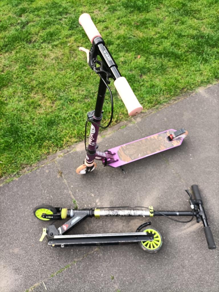 2x Oxelo kinderstep van Decathlon, Fietsen en Brommers, Steps, Ophalen, Gebruikt, Gewone step, Oxelo