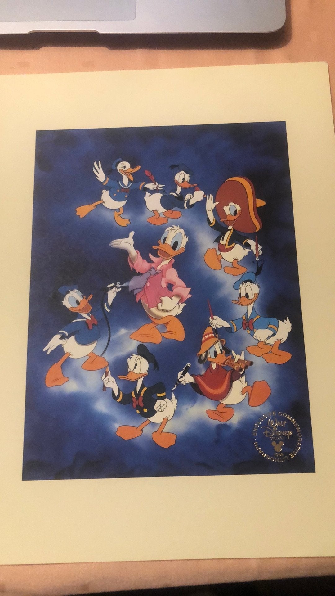 Donald Duck lithograaf 1994, Ophalen of Verzenden