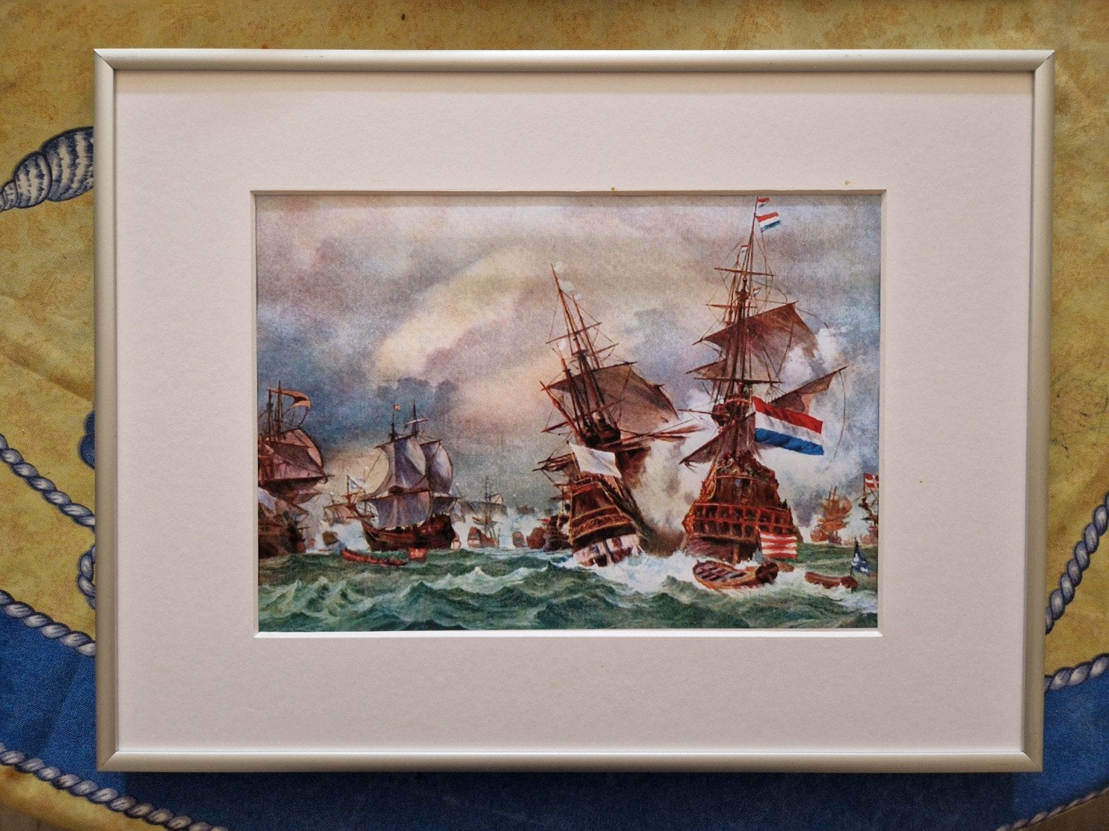 2 x hd prints zeeslag, Antiek en Kunst, Ophalen of Verzenden