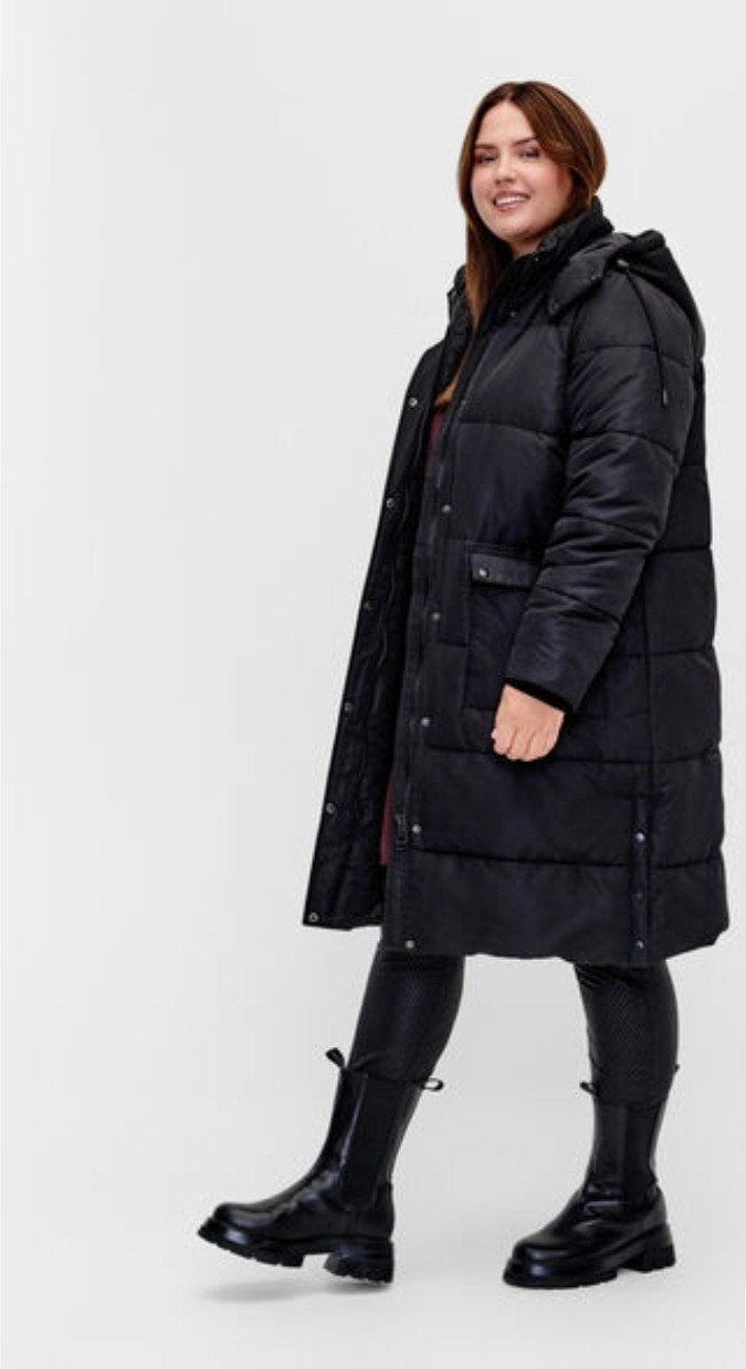 zgan puffen jacket van Zizzi, Kleding | Dames, Zizzi, Zwart, Ophalen of Verzenden, Jas of Mantel