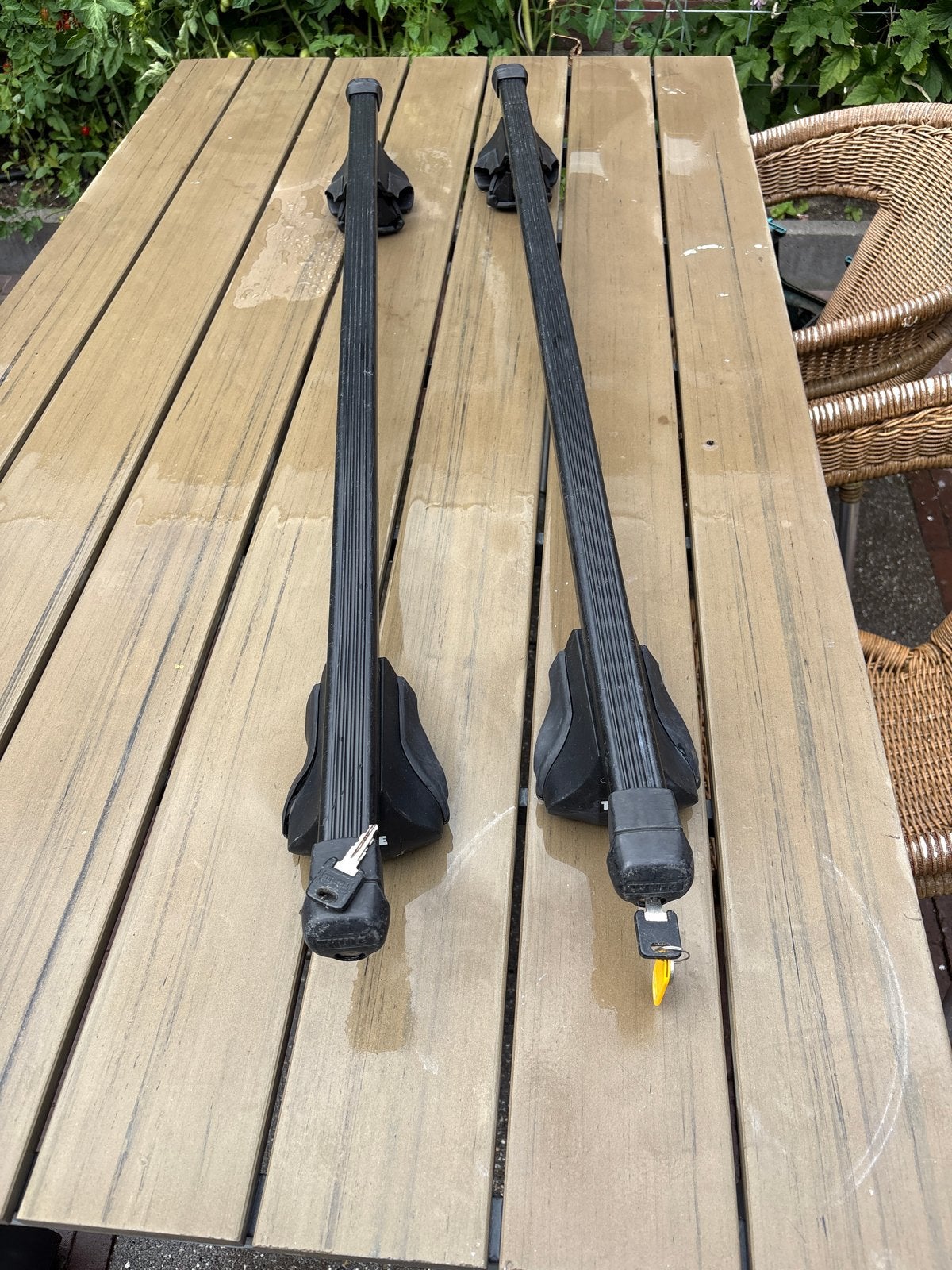 Thule dakdragers voor open dakrail - Type 853-2341-01, Ophalen, Gebruikt