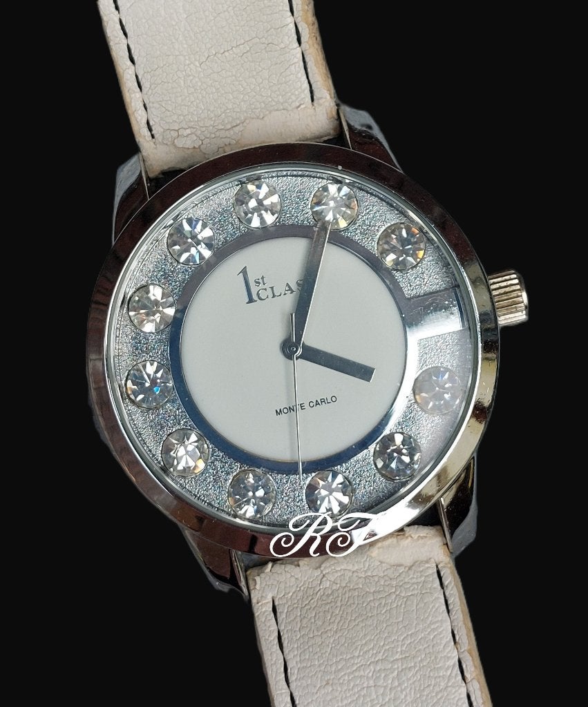 Zilverkleurige Dames of Heren horloge., Overige merken, Gebruikt, Polshorloge, Overige materialen