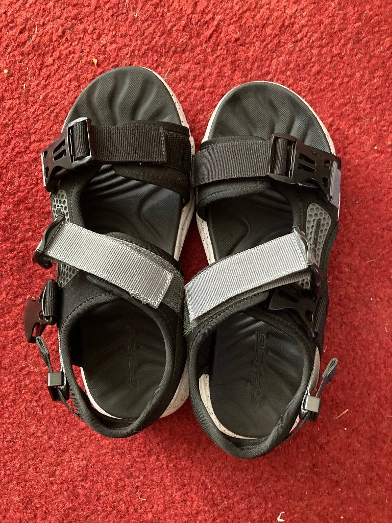Sandalen Skechers 39,5, Skechers, Zwart, Zo goed als nieuw, Sandalen of Muiltjes