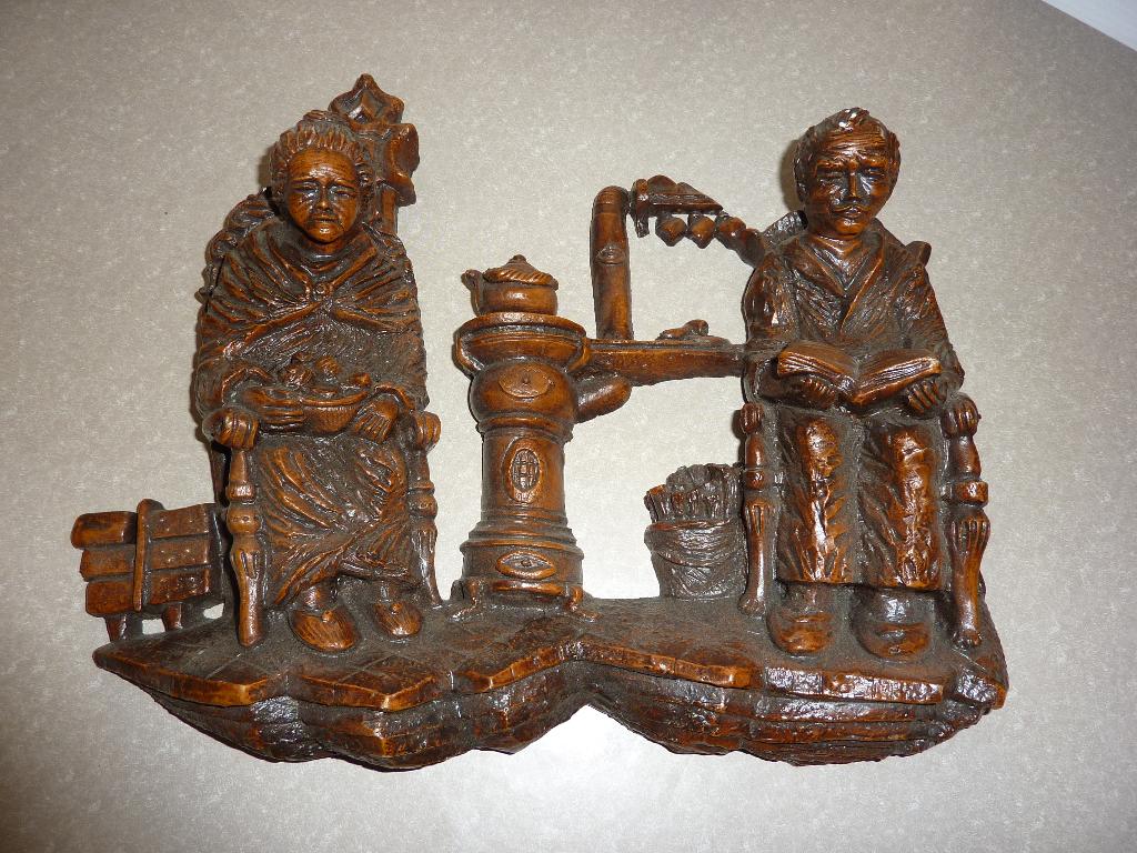 oude wanddecoratie in 3 D, Ophalen of Verzenden