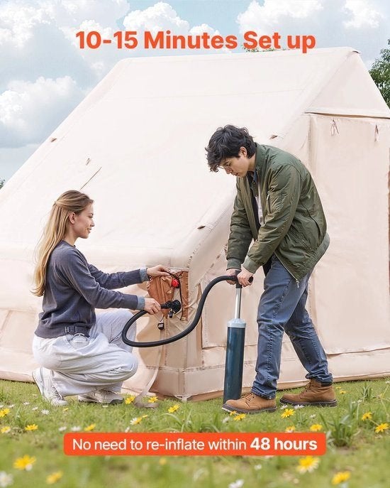 Opblaasbare Tent - Bell Tent - Camping Tent - Tenten - Kampe, Corvance B.V., Verzenden, Nieuw, Corvancebol@gmail.com