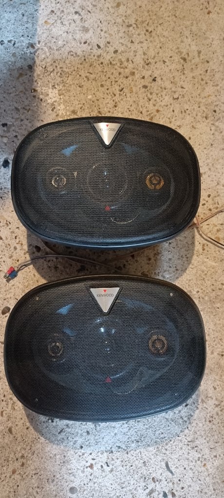 set Kenwood ovale luidsprekers 6x9 inch, 4 Ohm, 210watt max, Ophalen of Verzenden, Gebruikt