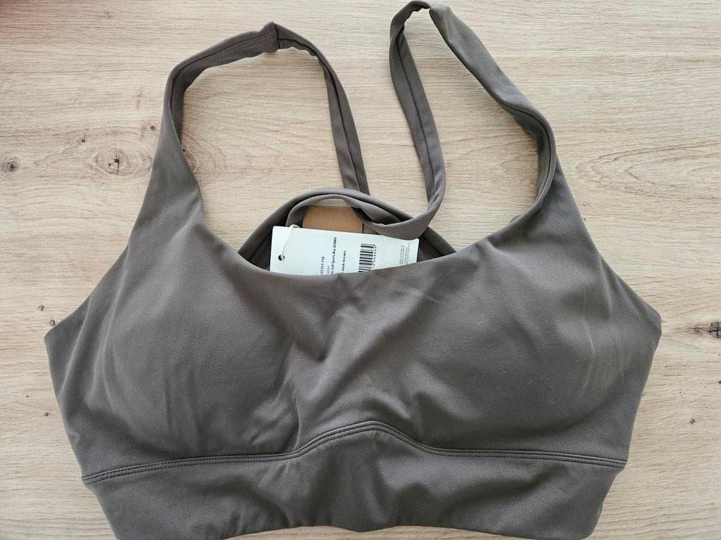 Nieuwe Butter Soft Sportbeha SEINNA - Donkerbruin, Maat L, Kleding | Dames, Sportkleding, Nieuw, Fitness of Aerobics, Maat 42/44 (L)