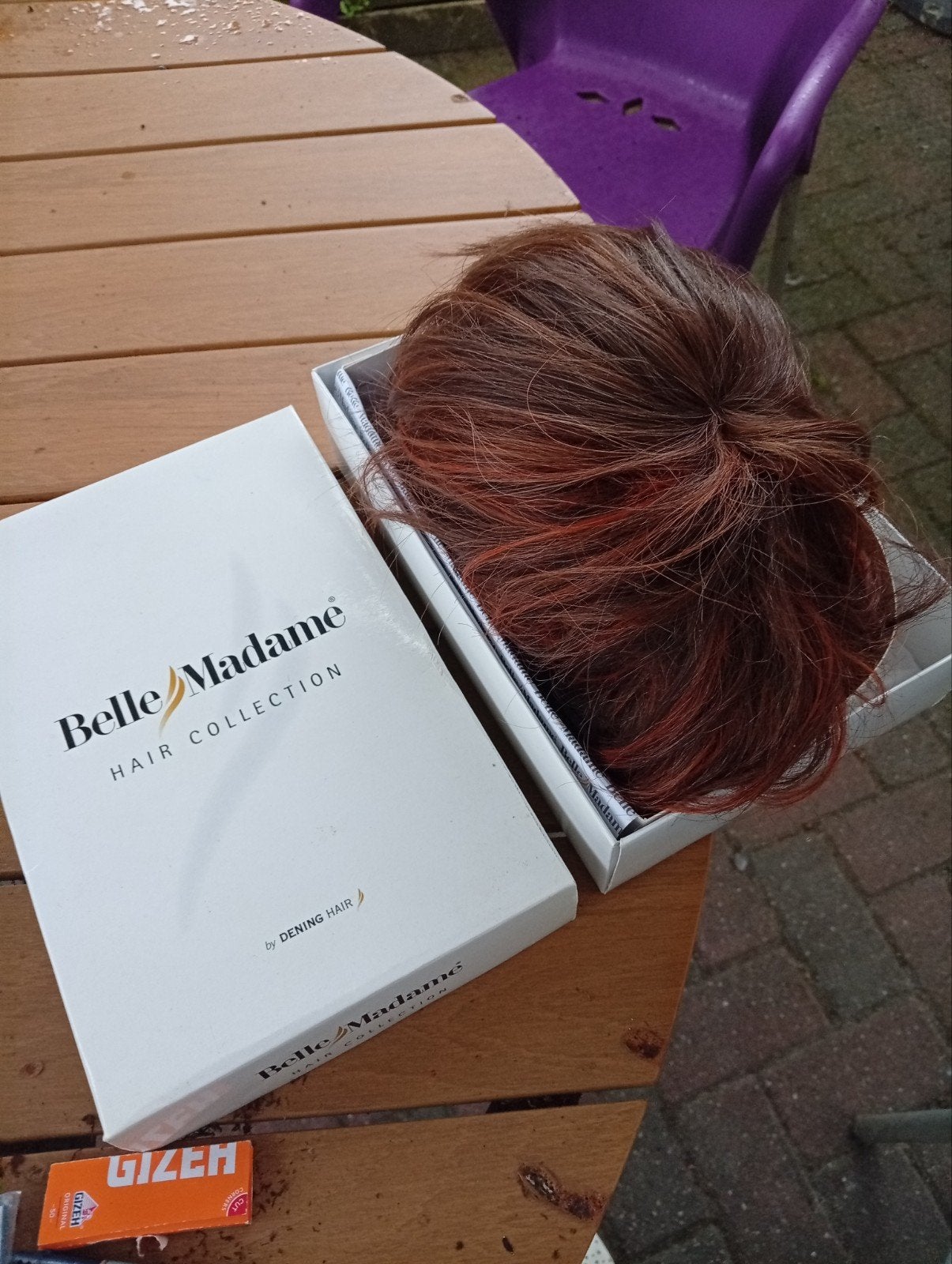 Echt haar belle madame in doos nieuw, Ophalen of Verzenden, Nieuw, Pruik of Haarverlenging