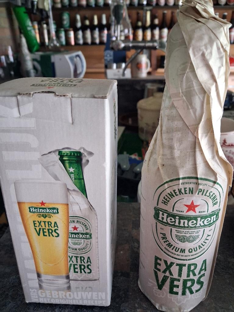 Flesje Heineken vers., Verzamelen, Ophalen of Verzenden, Zo goed als nieuw, Flesje(s), Heineken