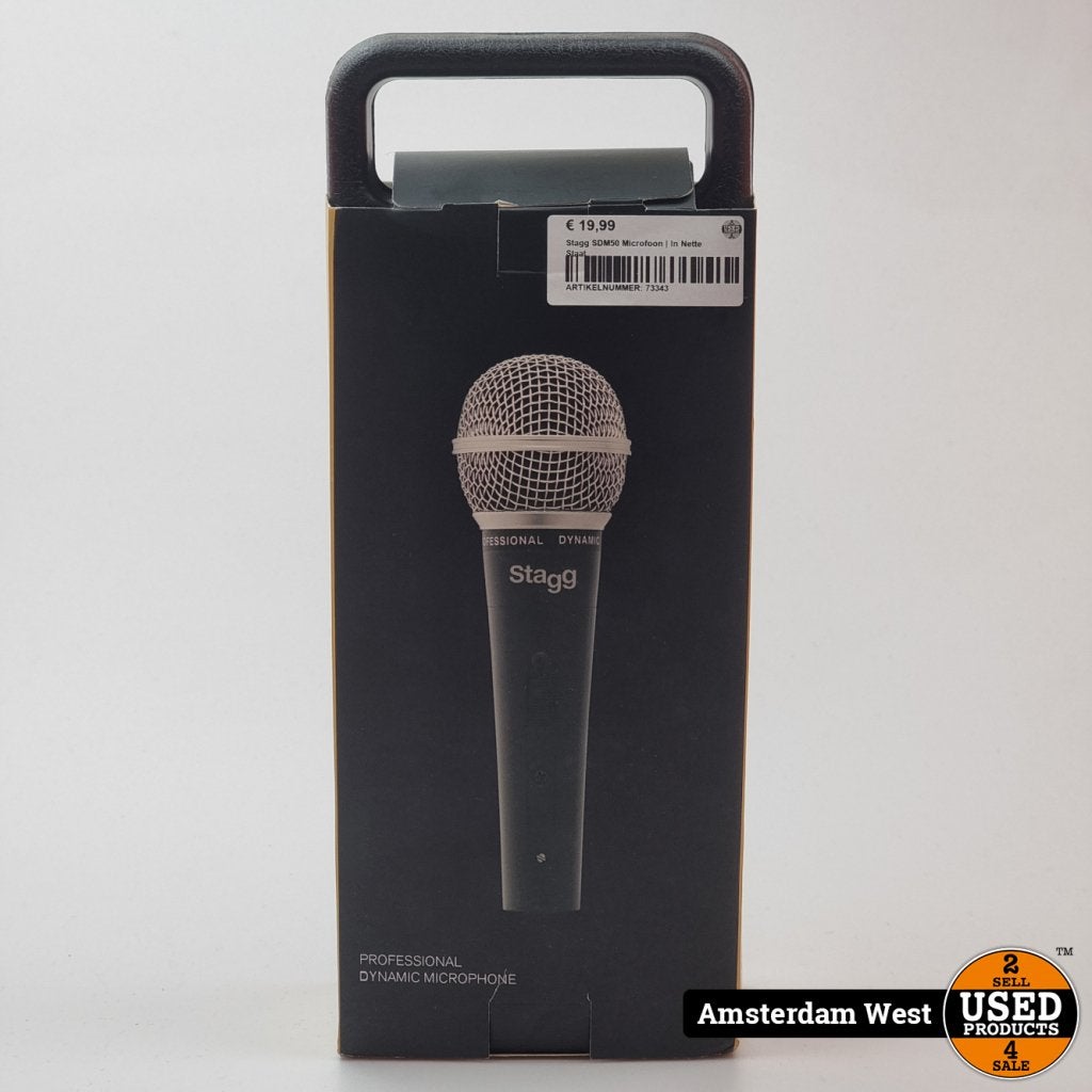 Stagg SDM50 Microfoon | In Nette Staat, Muziek en Instrumenten, Microfoons, Stagg, Gebruikt, Support@stagg.com, Doylestown, PA 18901
USA