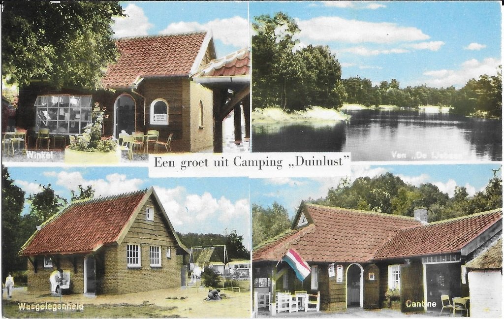 Kaatsheuvel, Camping Duinlust, Ven, Wasgelegenheid, Verzenden, 1960 tot 1980, Gelopen, Noord-Brabant