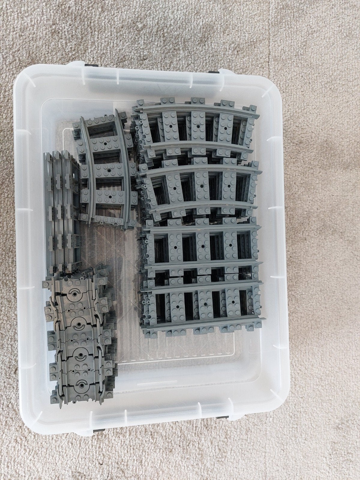 bak lego rc trein spoor, Ophalen of Verzenden, Gebruikt, Lego, City