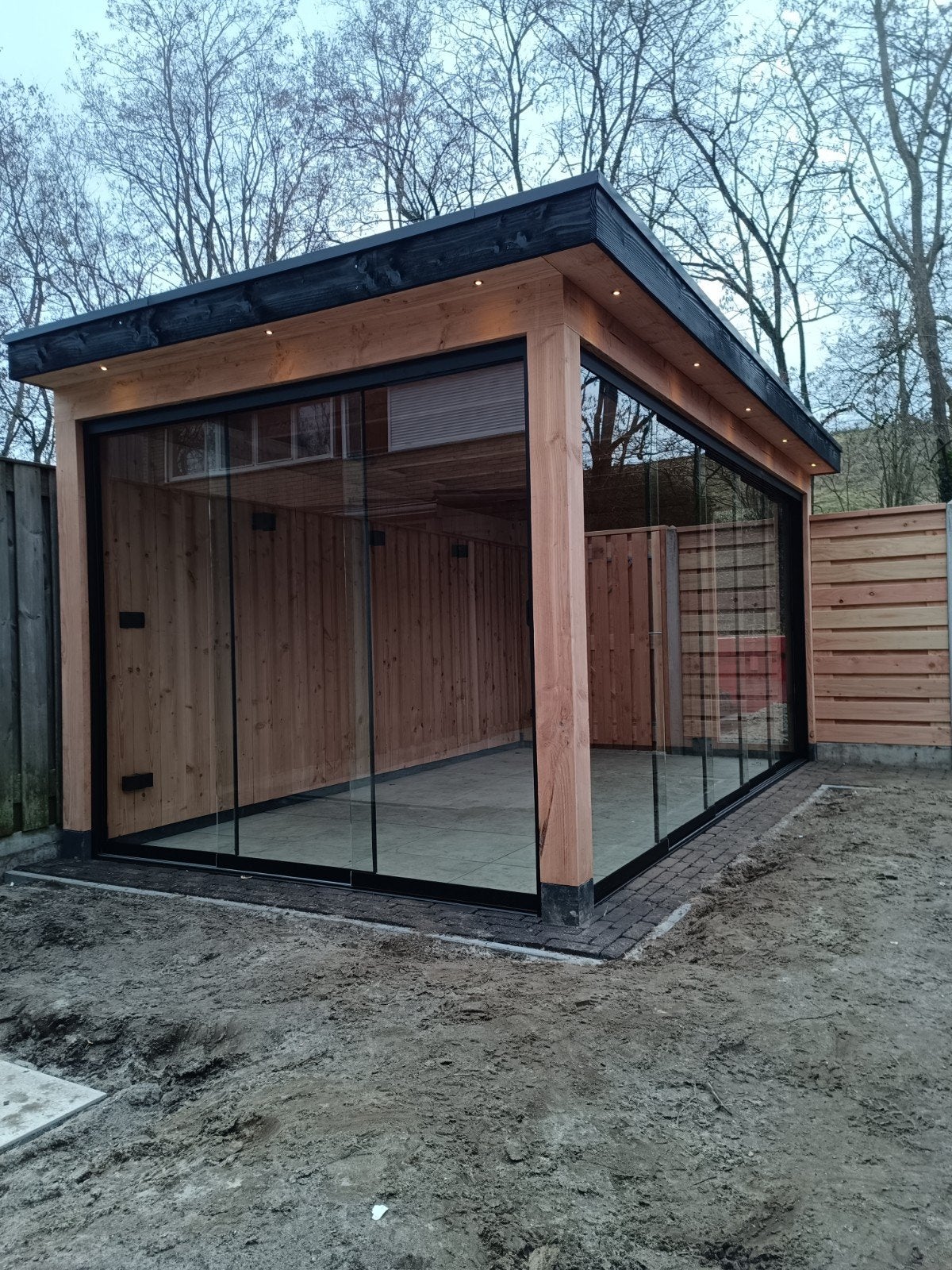 Maatwerk schuren, tuinkamers en veranda's van douglashout, Ophalen of Verzenden