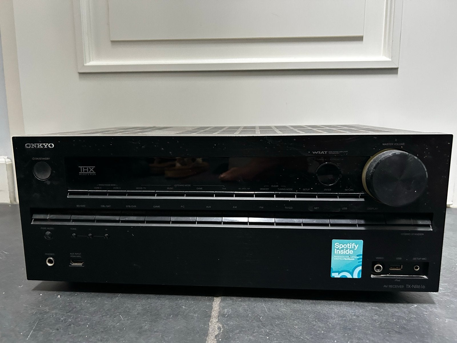 Onkyo TX-NR616 AV Receiver - Zwart, Audio, Tv en Foto, Ophalen, Gebruikt, 120 watt of meer, Onkyo