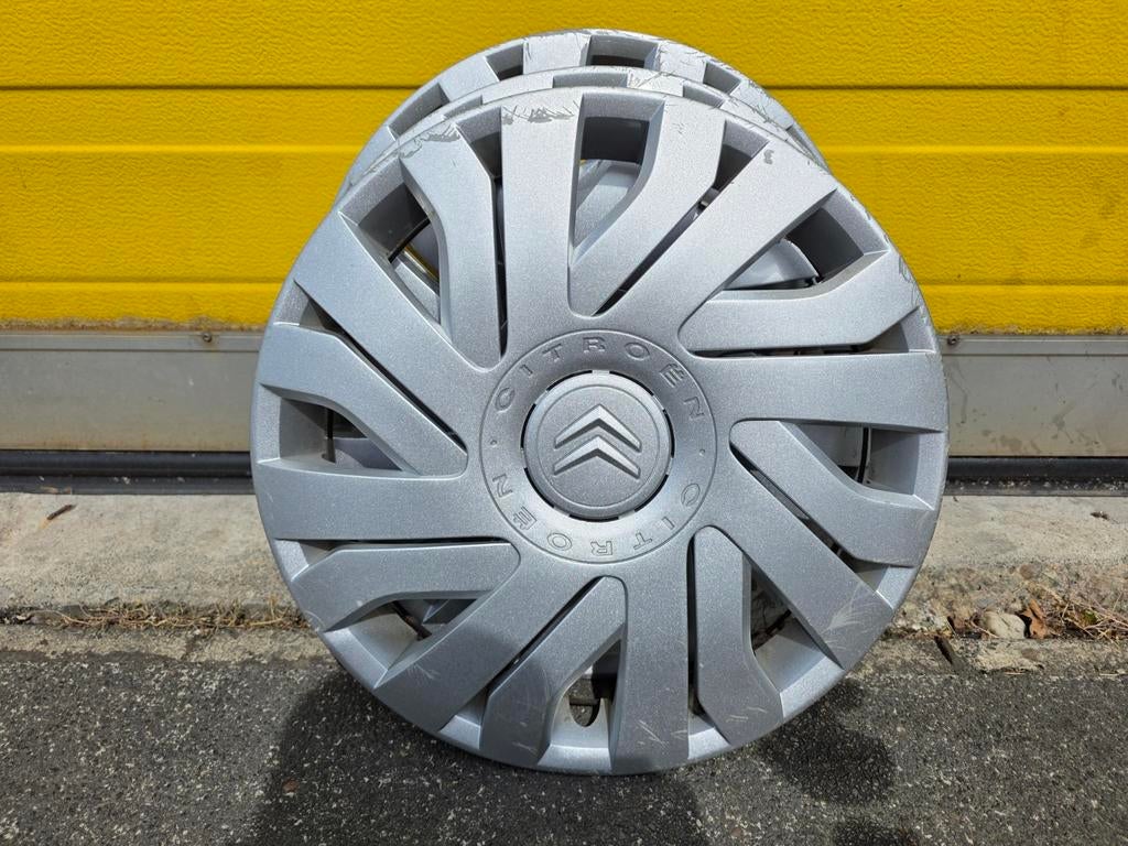 Citroen C1 wieldoppen 15 inch 3 stuks ORIGINEEL, Ophalen