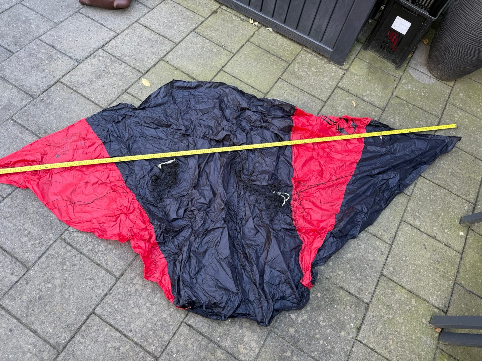 Vlieger 2.40 a 250 breed, Ophalen of Verzenden, Zo goed als nieuw