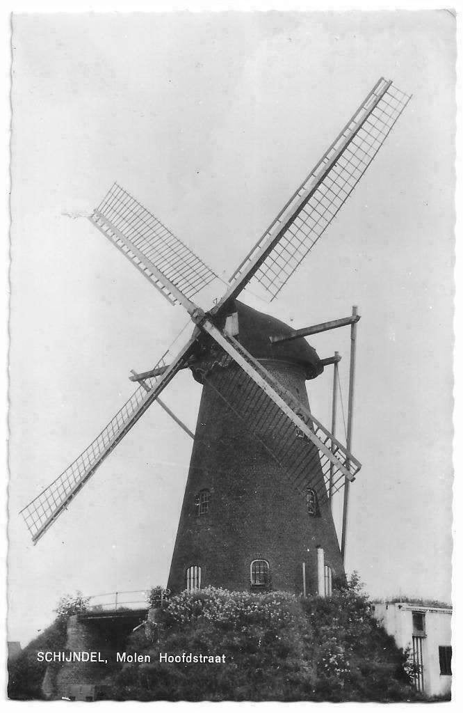 AK Schijndel - Molen Hoofdstraat, Verzenden, 1960 tot 1980, Ongelopen, Noord-Brabant