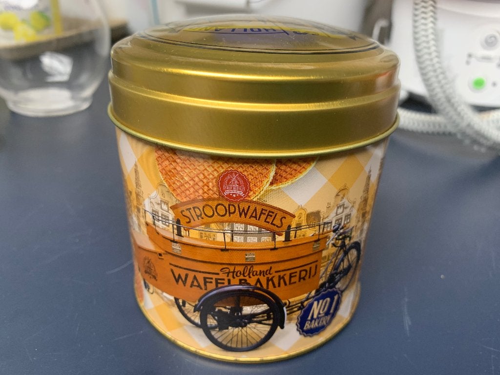 Blik voor stroopwafels, Verzamelen, Ophalen of Verzenden, Nieuw, Koek(jes)