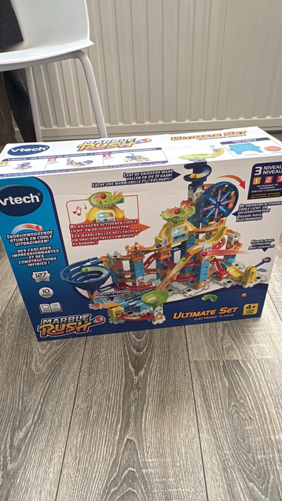 VTech Marble Rush Ultimate Set knikkerbaan, Ophalen, Zo goed als nieuw, 4 tot 6 jaar