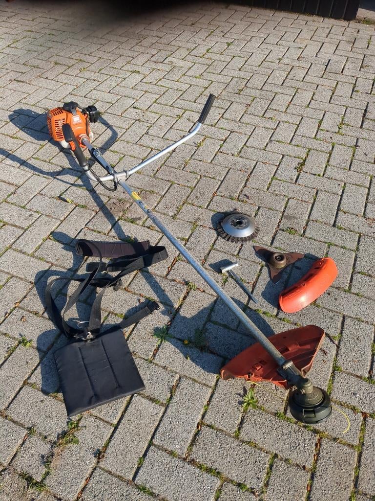 Te koop bosmaaier, Ophalen, Gebruikt, Benzine